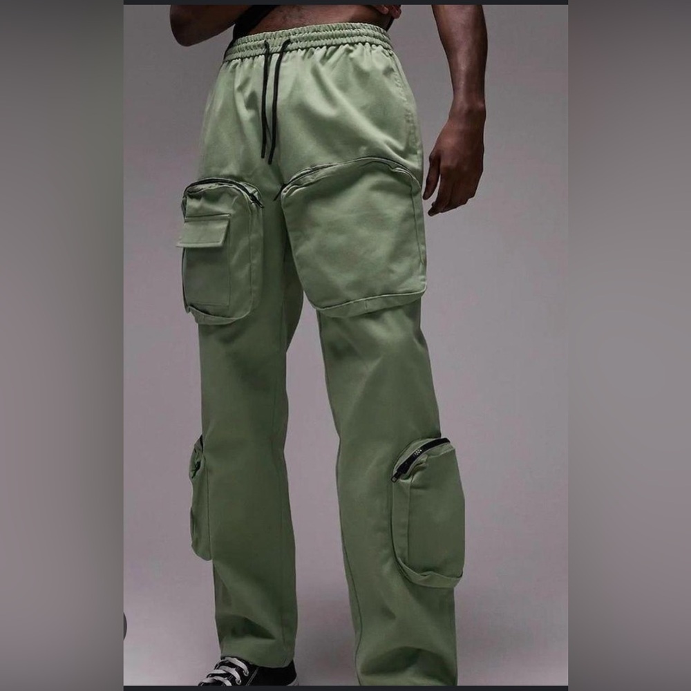 Top man Green Cargo Pants